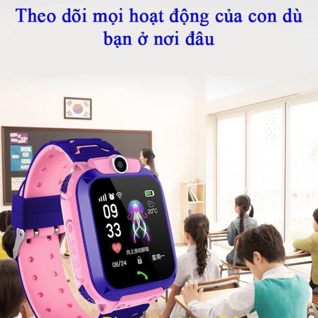 ( Có ảnh thật) Đồng hồ định vị trẻ em A.28- đồng hồ thông minh chống nước