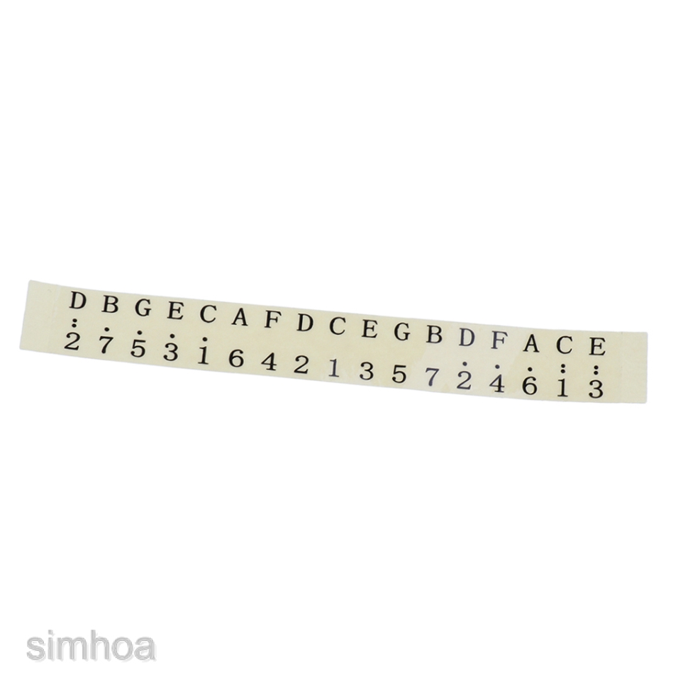 Miếng Dán Phím Đàn Kalimba Mbira Châu Phi Dành Cho Người Mới Bắt Đầu 12x1.5cm