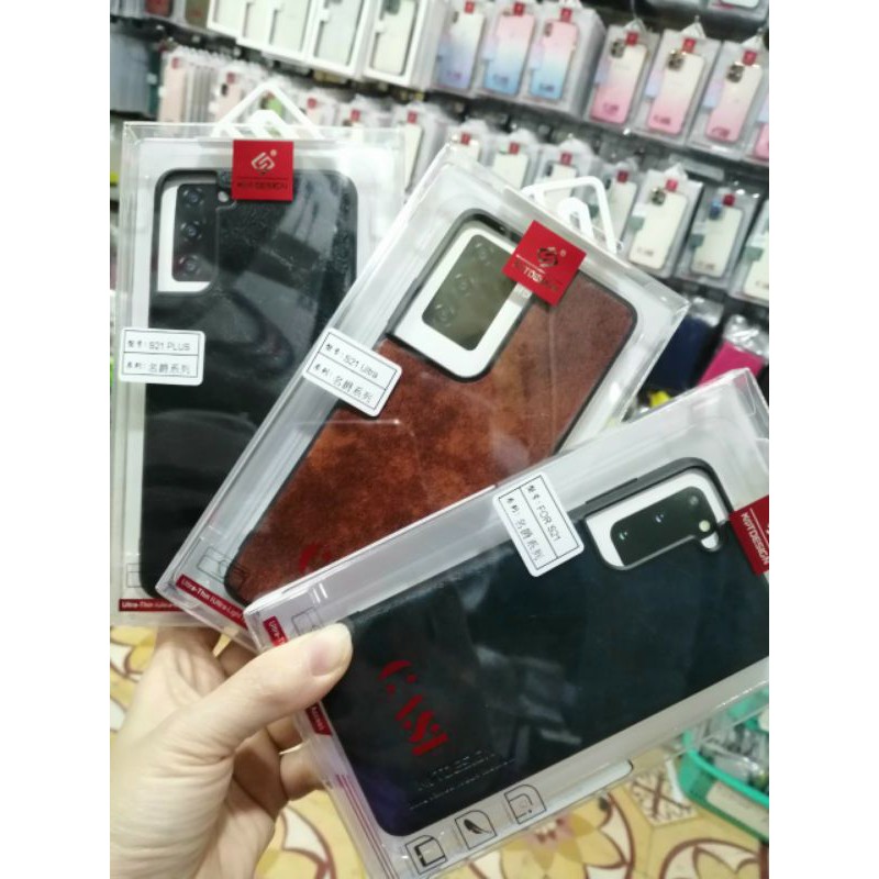 Ốp lưng da KTS cho Samsung S21/S21 PLUS/S21 ULTRA SIÊU ĐẸP.