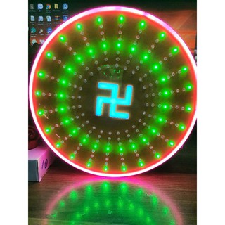 Đèn Hào Quang Led Mica Siêu Sáng ( Hình vạn - Hình sen )