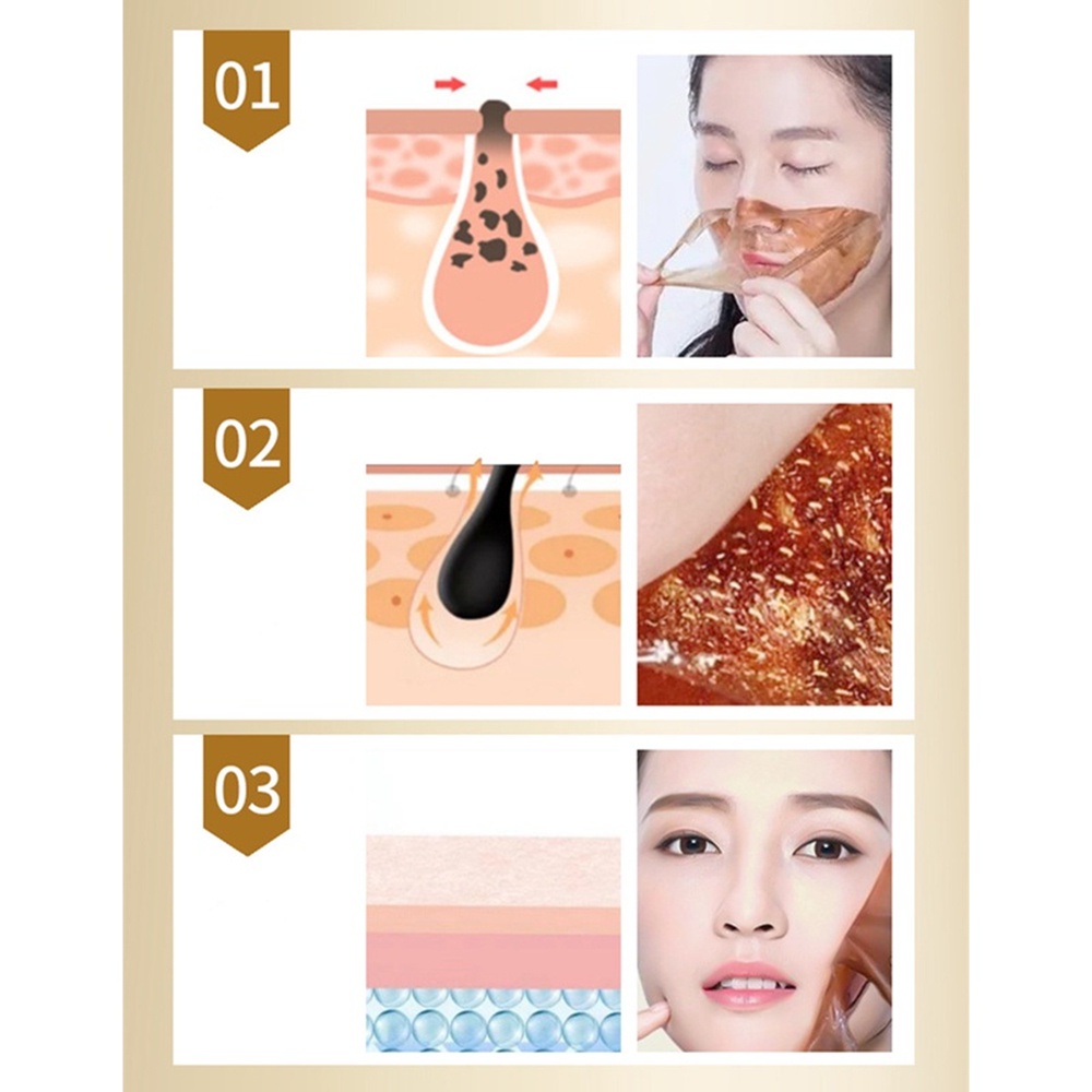 [Hàng mới về] Mặt nạ lột mụn đầu đen vùng chữ T đa năng giúp làm sạch sâu cho da mặt