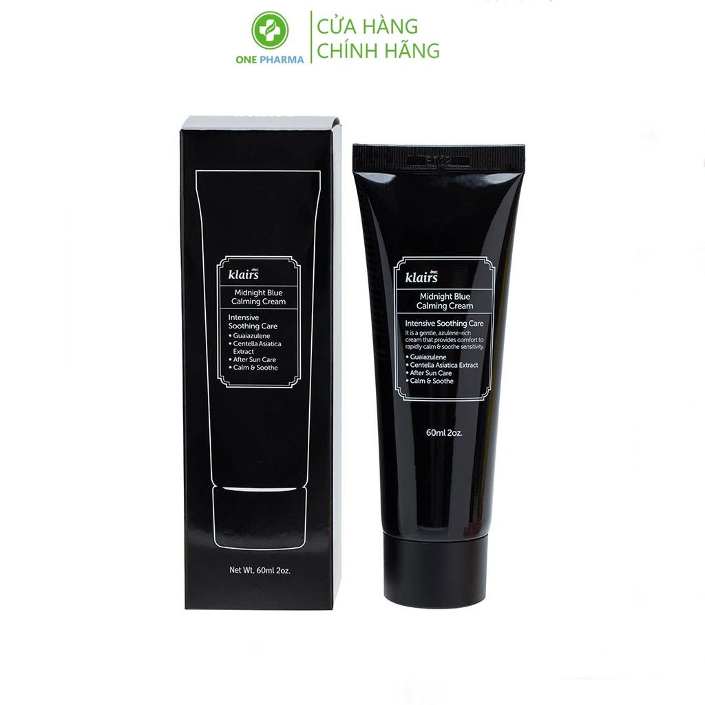 Kem Dưỡng Da Klairs Midnight Blue Calming Cream 60ml