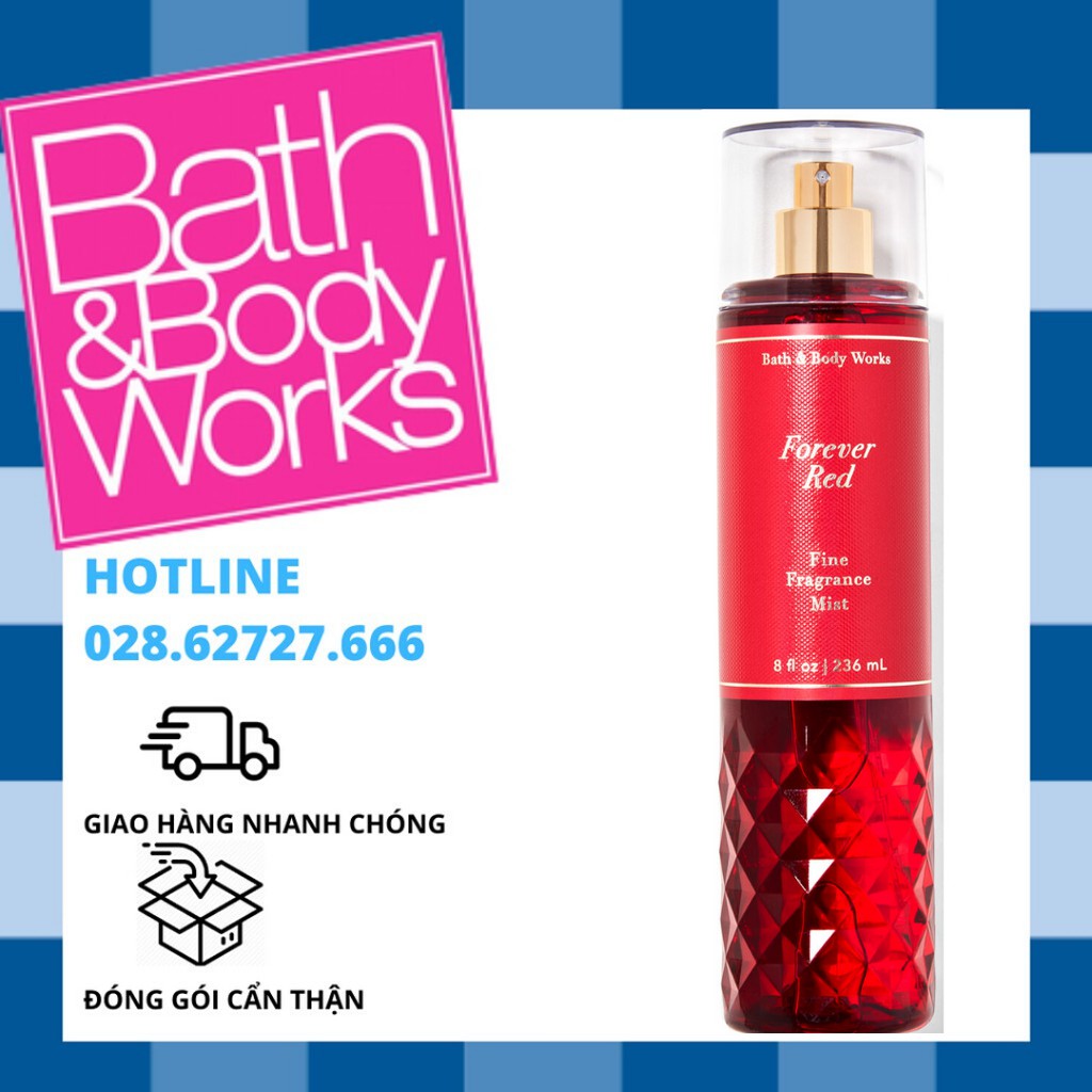 Xịt Thơm Toàn Thân Bath And Body Works - Forever Red