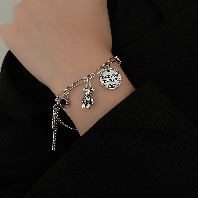 Vòng tay thời trang cao cấp Phong cách Hip Hop Vòng tay kim cương dành cho nữ