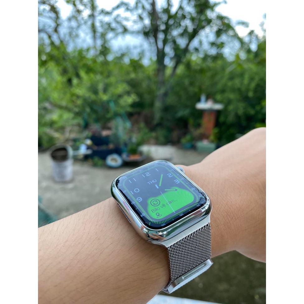 Đồng hồ thông minh SR7 màn full Viền Thép Cao Cấp 44mm - 24H Watch