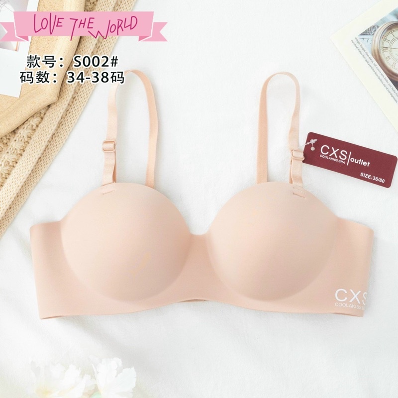 Áo lót su đúc cao cấp áo ngực su đúc siêu nâng ngực, không gọng, không đường may S002