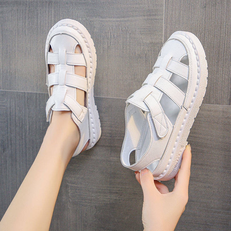 Dép xăng đan Sandal Đế Bằng Thiết Kế Mới Năng Động Thời Trang Dành Cho Mùa Hè