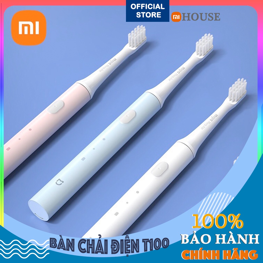 Bàn chải điện Xiaomi Mijia T100  - kháng nước ipx7 - Bàn Chải Đánh Răng Mijia T100 - Hàng Chính Hãng