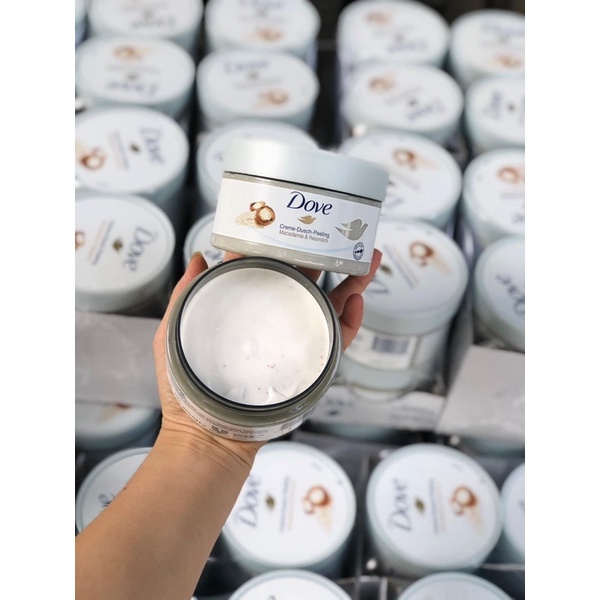[Bản Đức] Tẩy da chết body Dove exfoliating body scrub 225ml