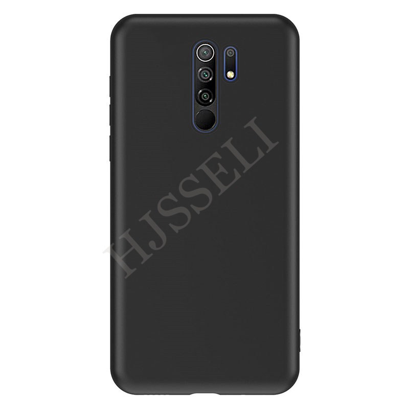 Ốp điện thoại silicon màu trơn đơn giản cho Xiaomi Redmi 9