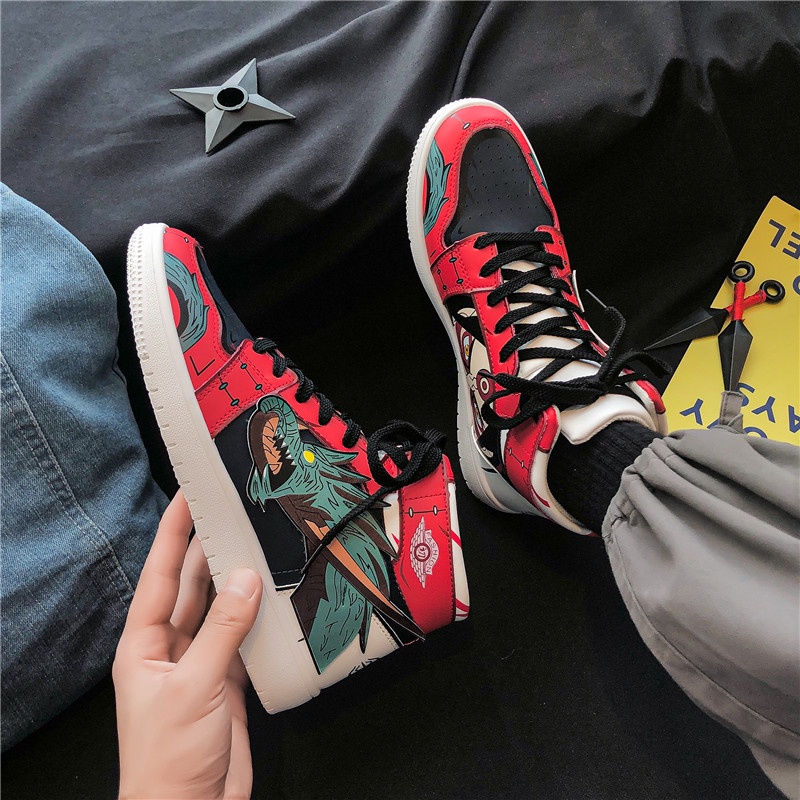 Stylish Naruto printed sneakers for men