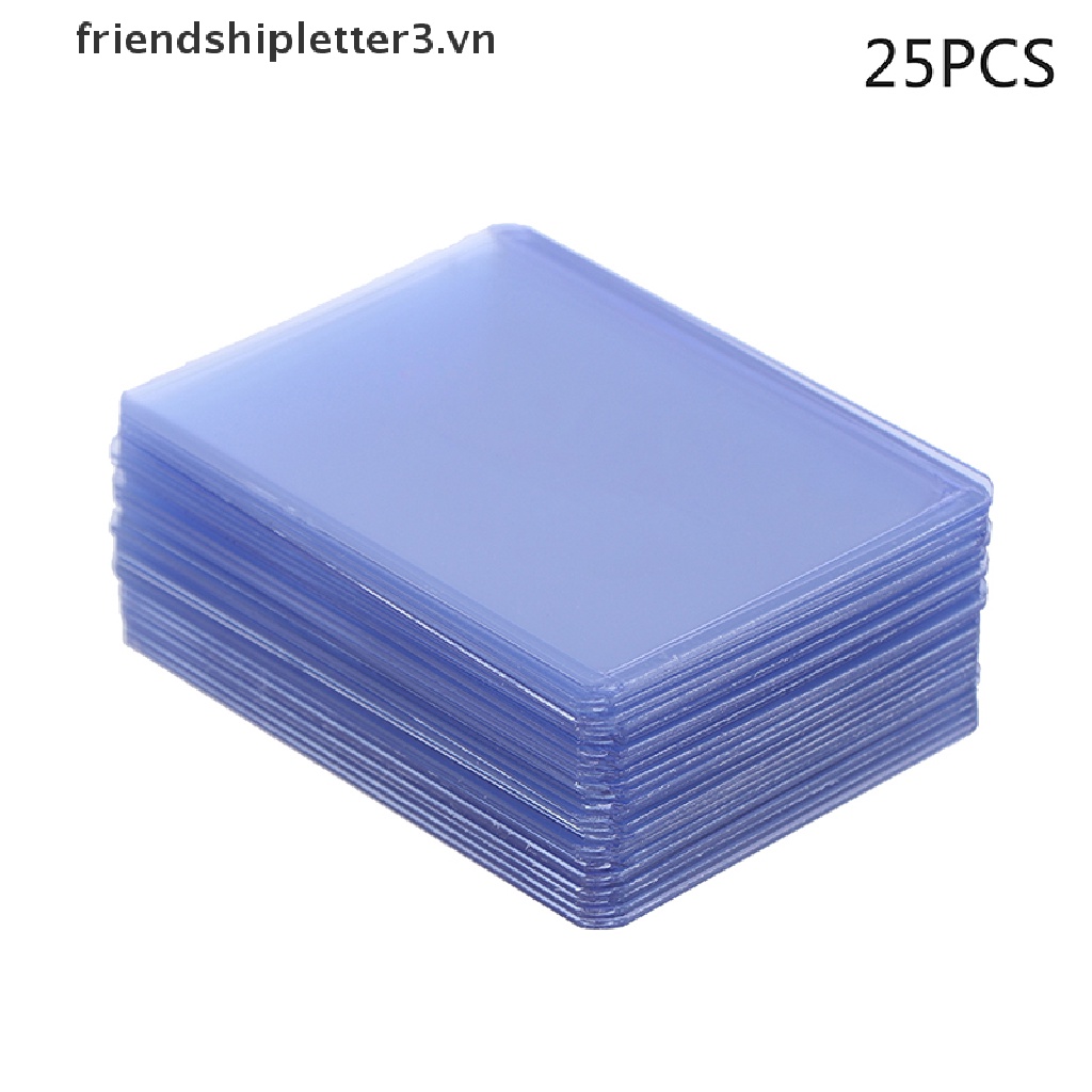 Set 25 Tấm Thẻ Nhựa PVC Trong Suốt Siêu Mỏng 35PT