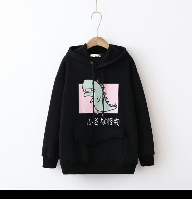 ÁO KHOÁC NỈ HOODIE KHỦNG LONG CUTE ( NHIỀU MÀU)