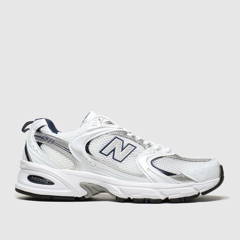 (Siêu Cấp) Giày Thể Thao NB 530 White Silver
