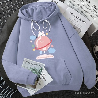 Women's Cotton Sweater Spring And Autumn Newins Loose Autumn And Winter Tide Korean Version Of Slim Hooded Hoodie