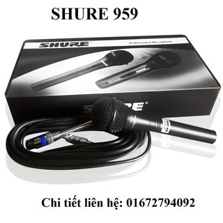 Micro karaoke shure 959 BH 6 tháng đổi mới
