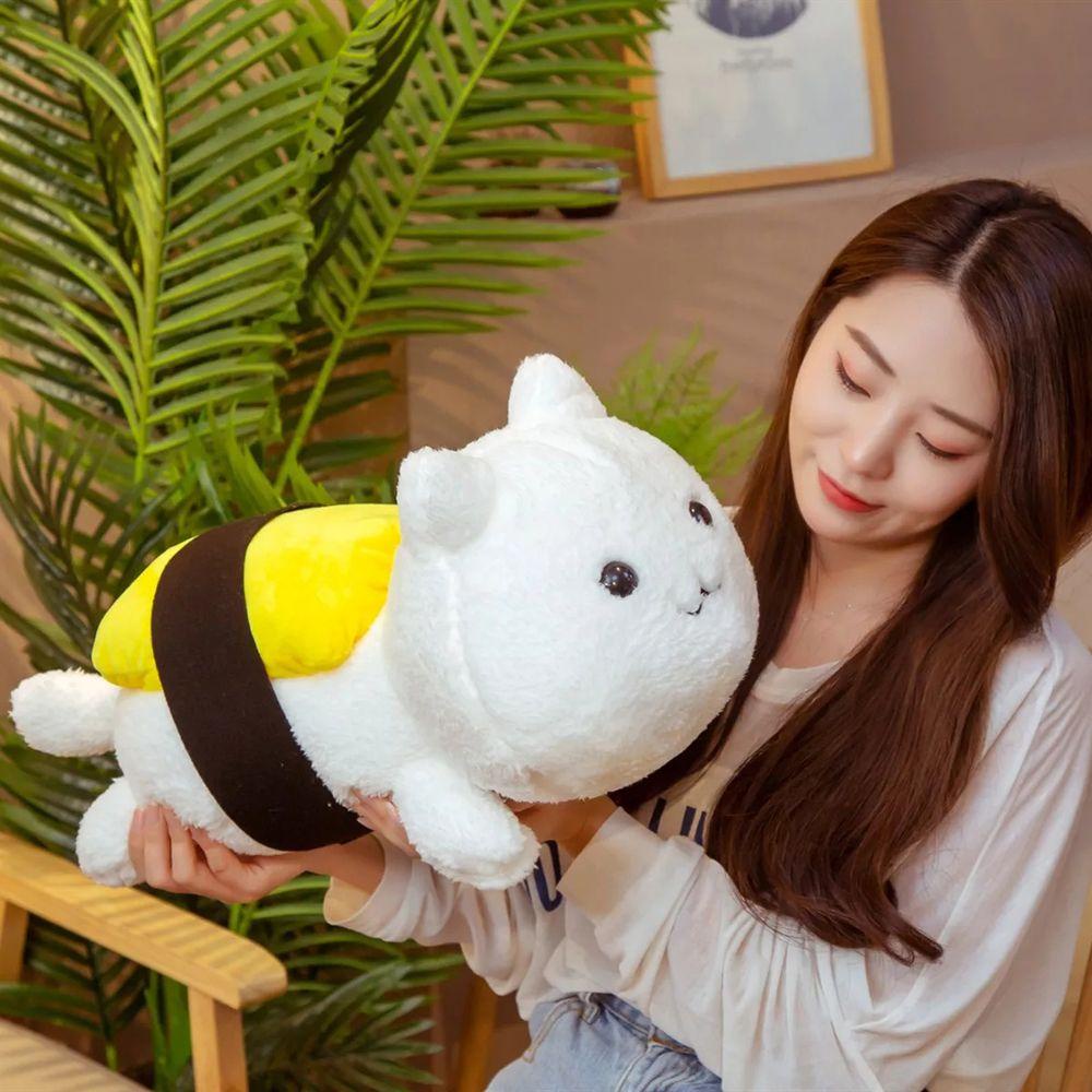 REBUY1 Gối Nhồi Bông Hình Mèo Hoạt Hình Sushi Trang Trí Phòng Ngủ Cho Bé