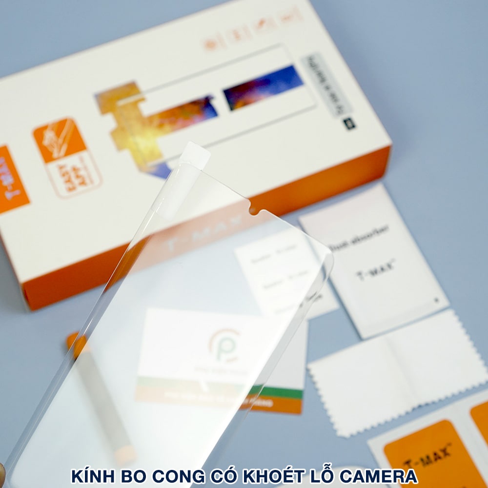 Cường lực Xiaomi Mi Note 10 Lite full màn hình đèn UV cỡ lớn chính hãng TMax - Dán màn hình Xiaomi Mi Note 10 Lite