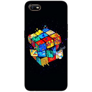 Ốp lưng oppo a1k in hình rubik