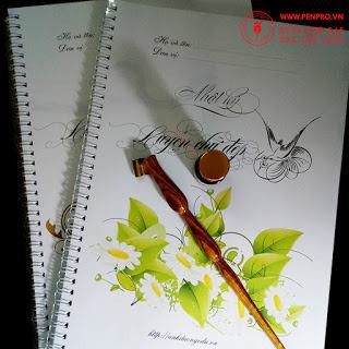 VỞ NHẬT KÝ LUYỆN CHỮ ĐẸP GÁY LIỀN 108trang