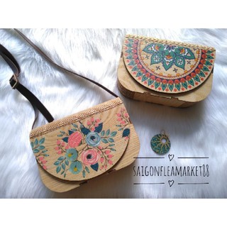 Túi xách handmade đẹp bằng gỗ