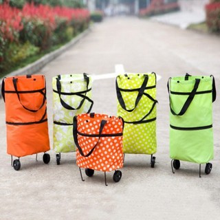 Giỏ kéo đi chợ có bánh xe - giỏ kéo đi chợ