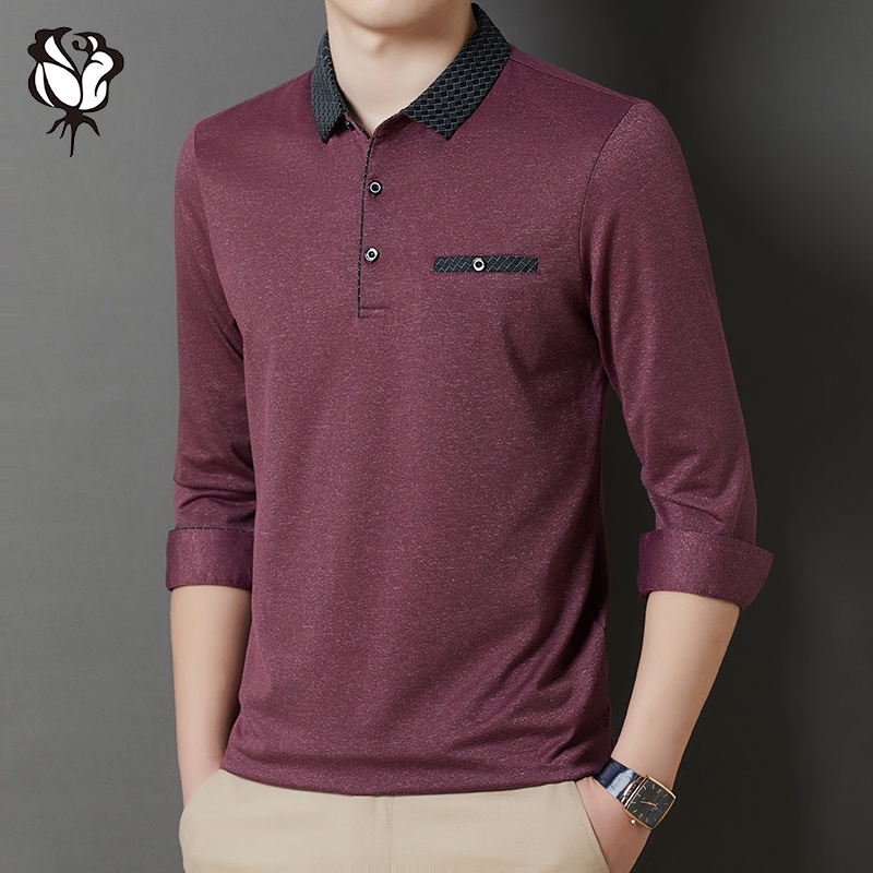 Áo thun polo tay dài cổ điển cao cấp cho nam | BigBuy360 - bigbuy360.vn