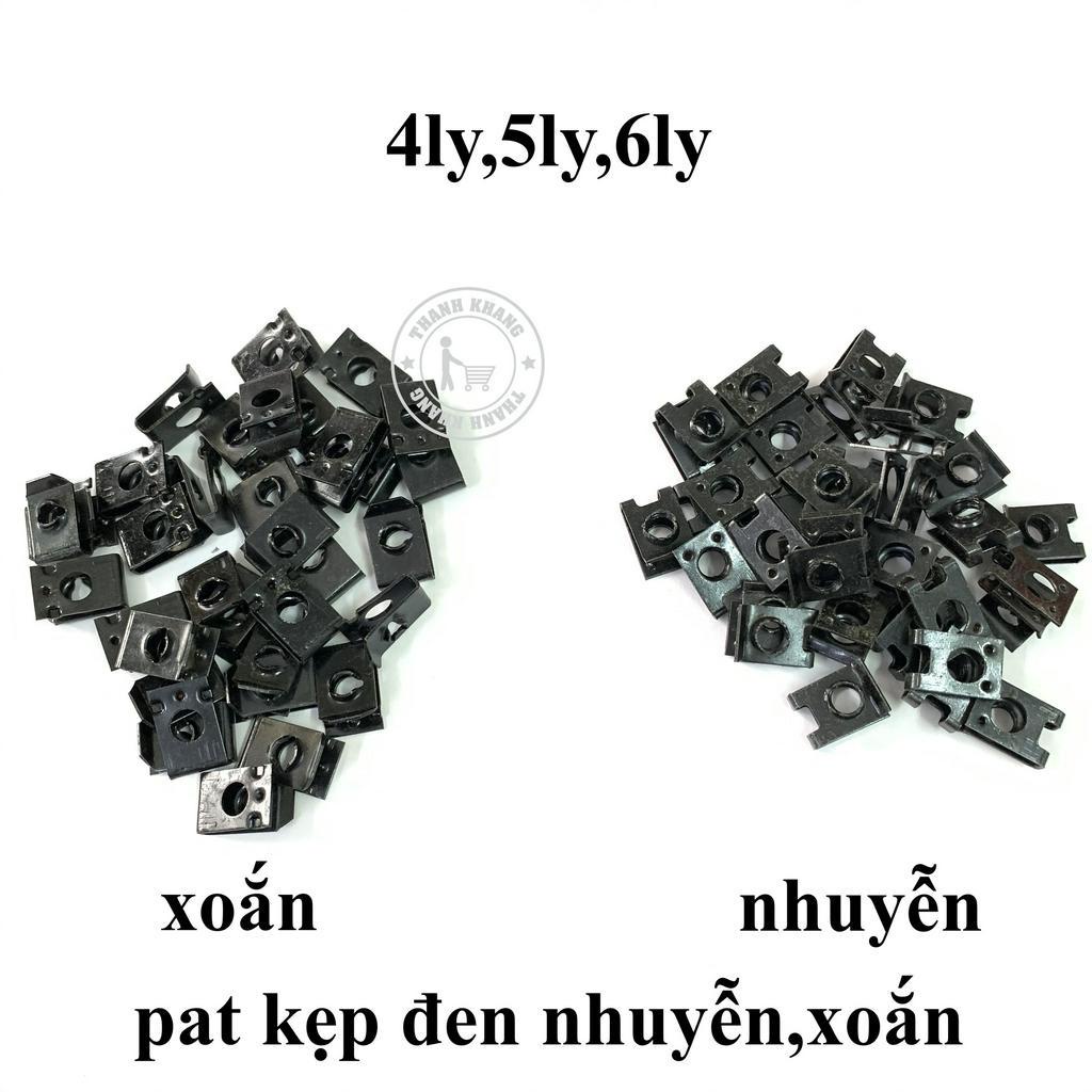 30 con Pat kẹp đen xoắn nhuyễn 4ly 5ly 6ly thanh khang SLN15