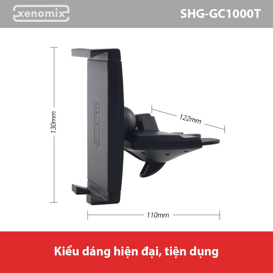 [Mã BMBAU50 giảm 10% đơn 99k] Giá Đỡ Máy Tính Bảng Gắn Khe Ổ CD XENOMIX SHGGC1000T Nhập Khẩu Chính Hãng