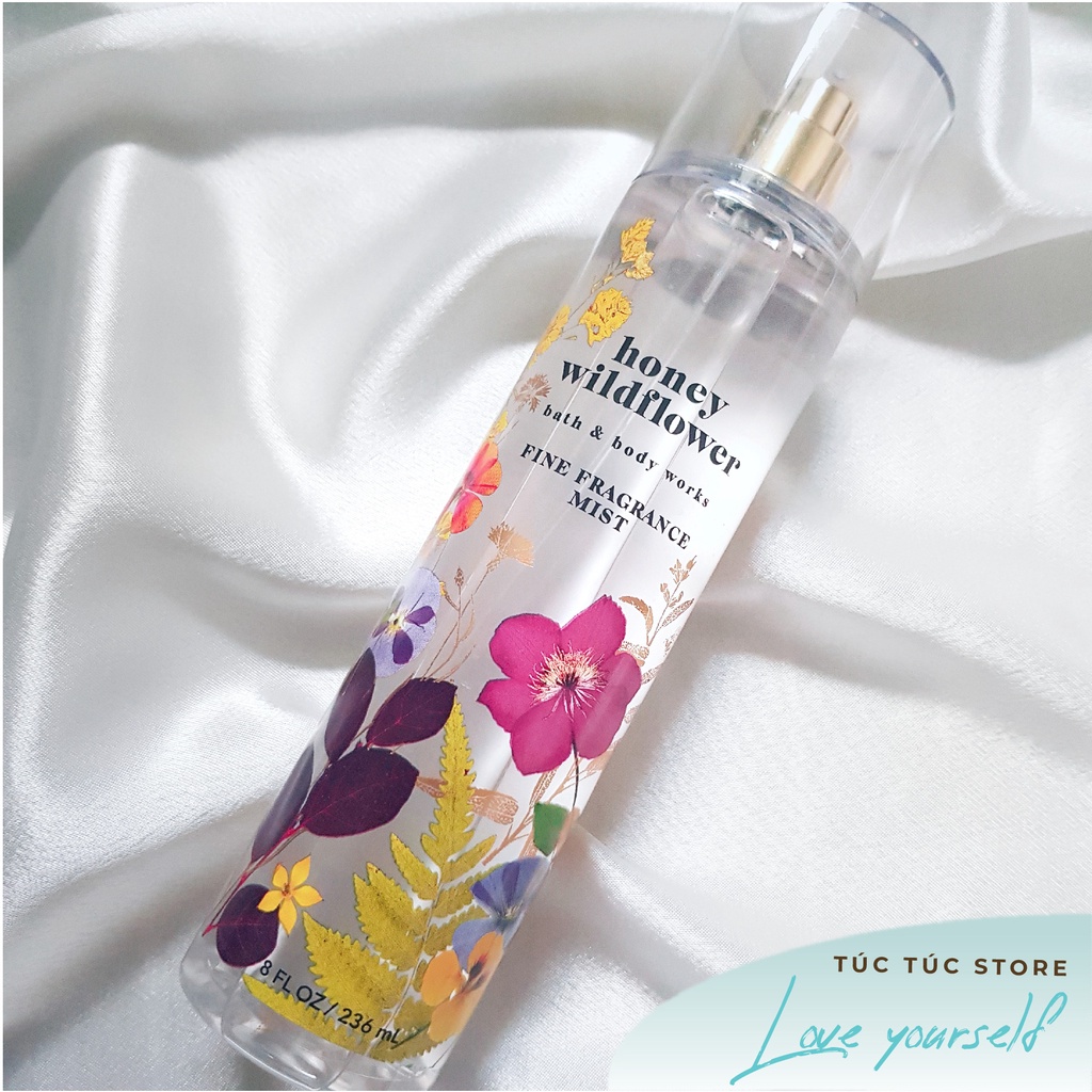 (Auth Mỹ) Full & 30ml - Honey Wildflower - Xịt Thơm Toàn Thân Bath & Body Works Body Mist | BigBuy360 - bigbuy360.vn