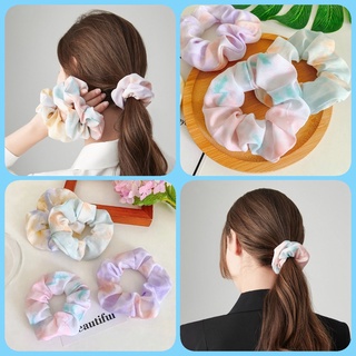 Dây Buộc Tóc Chiffon Màu Gradient Dễ Thương Dành Cho Nữ