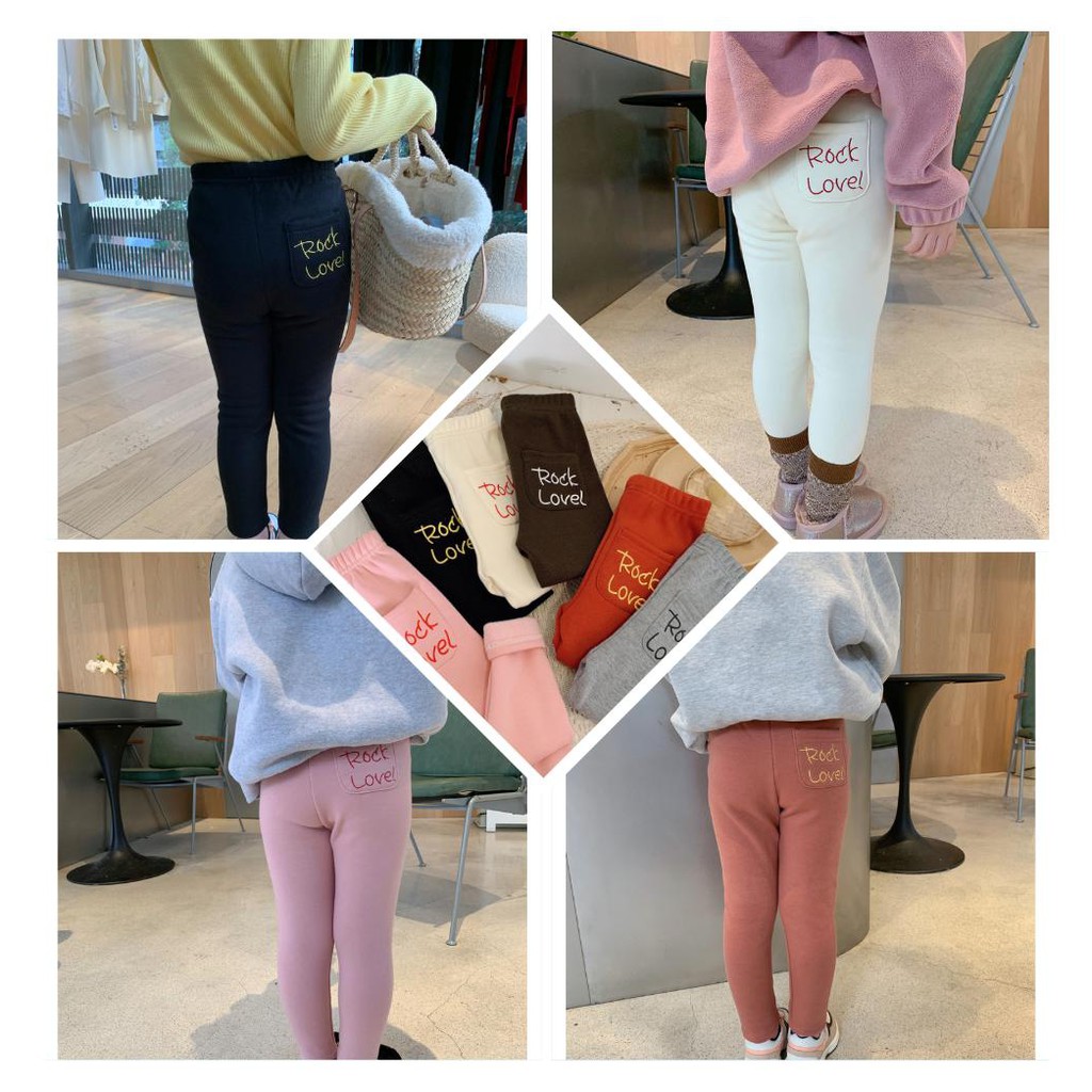 Quần Legging Giữ Ấm Dành Cho Bé Gái