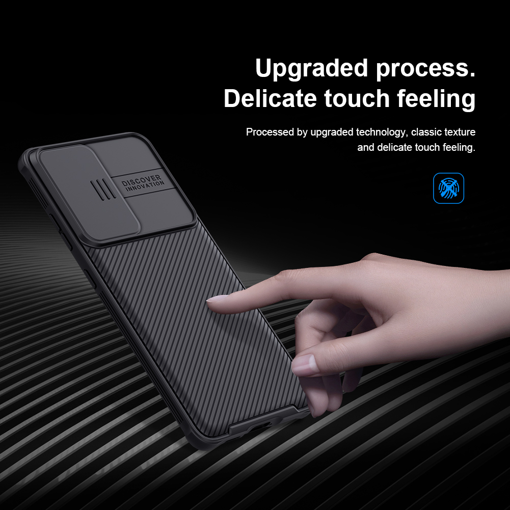 Ốp Điện Thoại Nillkin PC Cứng Sang Trọng Nắp Trượt Bảo Vệ Ống Kính Cho Samsung Galaxy S21/S21 Ultra/S21 Plus 5G