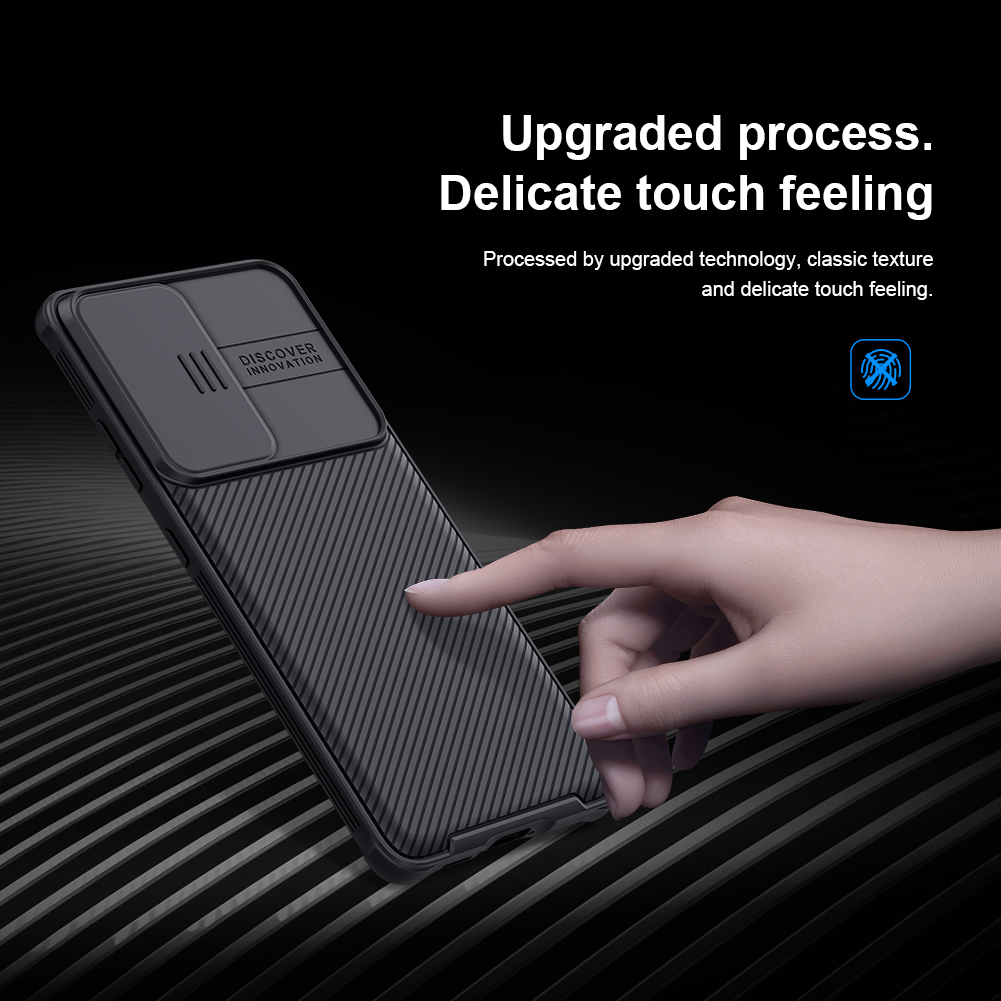 Ốp điện thoại NILLKIN PC cứng sang trọng nắp trượt bảo vệ ống kính thích hợp cho Samsung Galaxy S21Ultra S21 Plus S21 5G