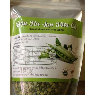 Đậu hà lan hữu cơ, nuts