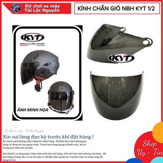 Kính chắn gió nón bảo hiểm kyt 1/2 chính hãng