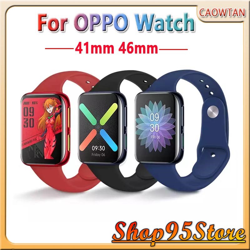 Dây đeo silicone đồng hồ thông minh Oppo Watch 41mm 46mm