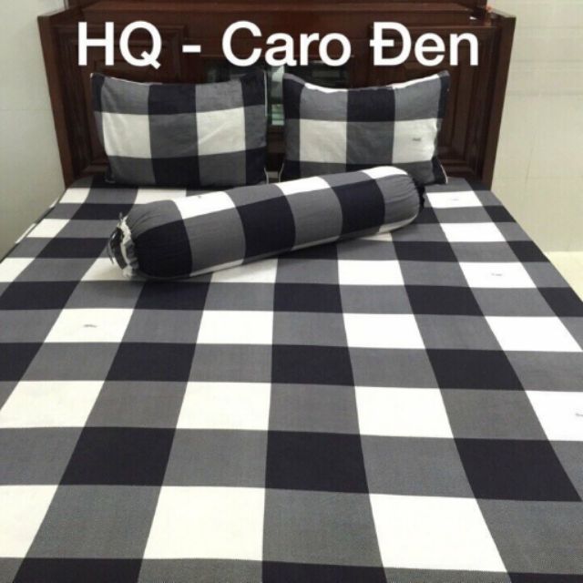 BỘ GA CHUN + 3 VỎ GỐI THUN HQ