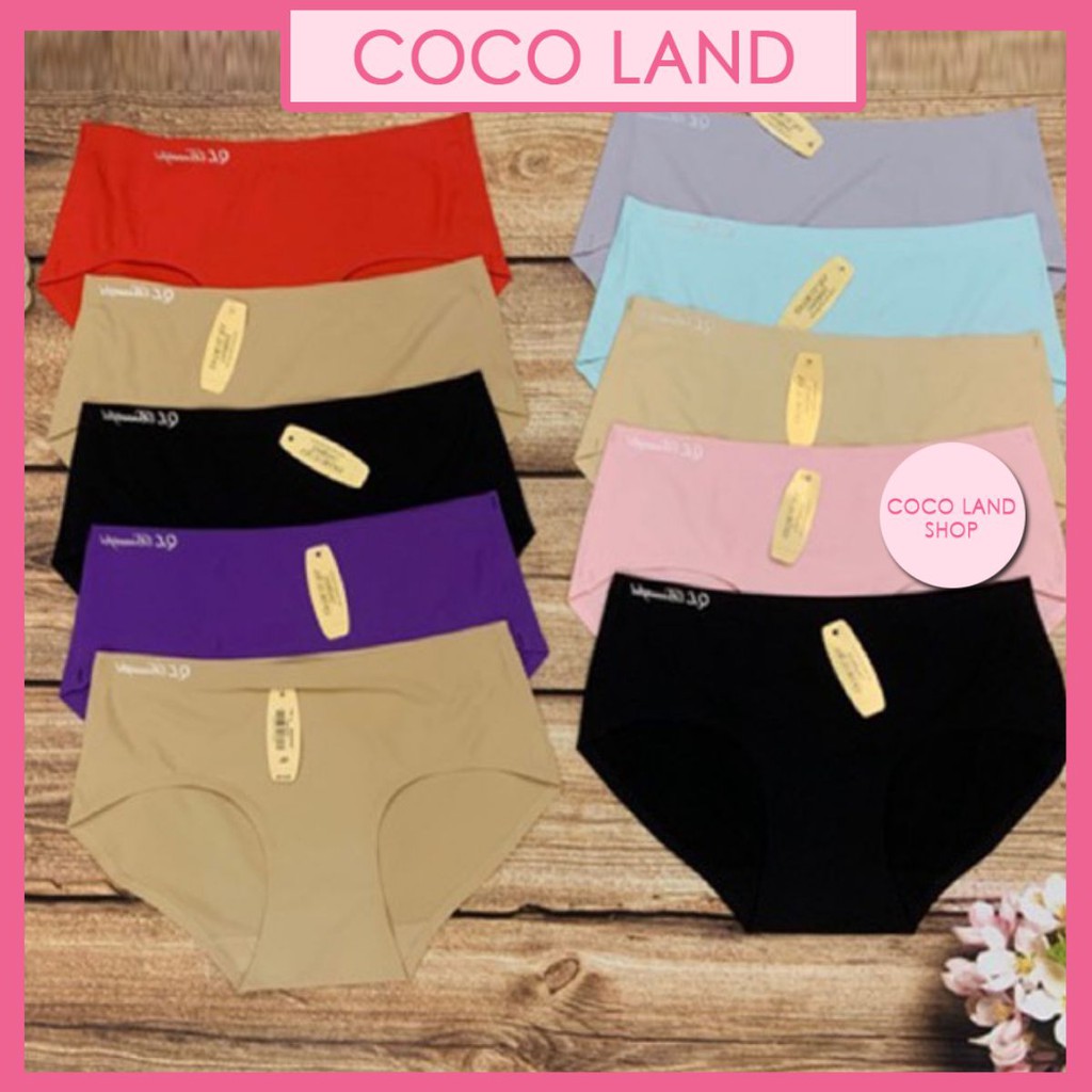 Combo 5 quần chip lót su cao cấp-quần lót Vic kháng khuẩn không đường may COCO LAND Shop COCO LAND [Video thật]