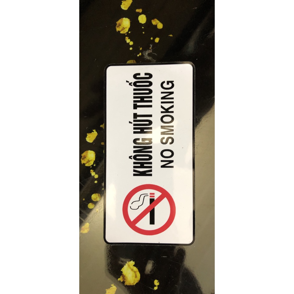 Nhãn dán không hút thuốc