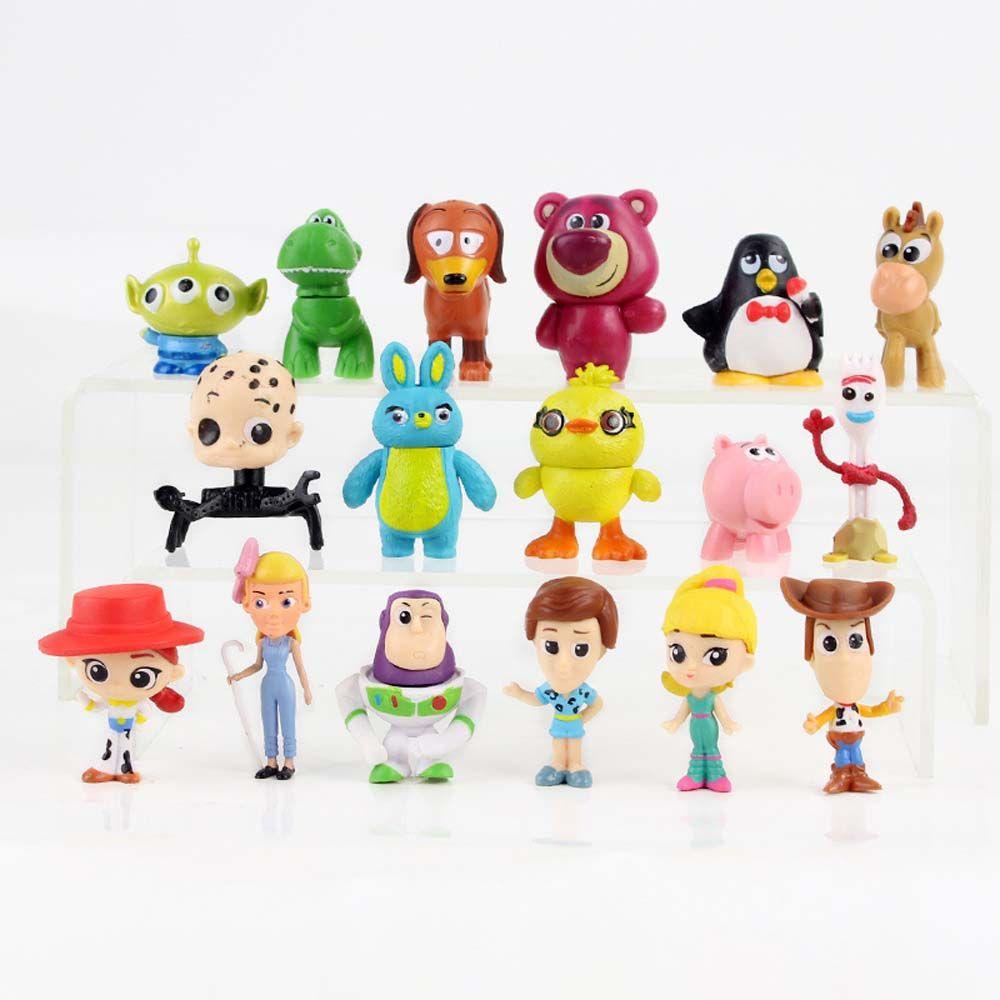Mô Hình Đồ Chơi Nhân Vật Hoạt Hình Disney Jessie Bullseye Buzz Rex Khủng Long Người Ngoài Hành Tinh Bằng PVC Để Bàn Trang Trí