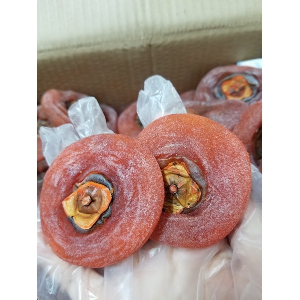 Hồng chén sấy dẻo nguyên trái túi 500g (ảnh thật)