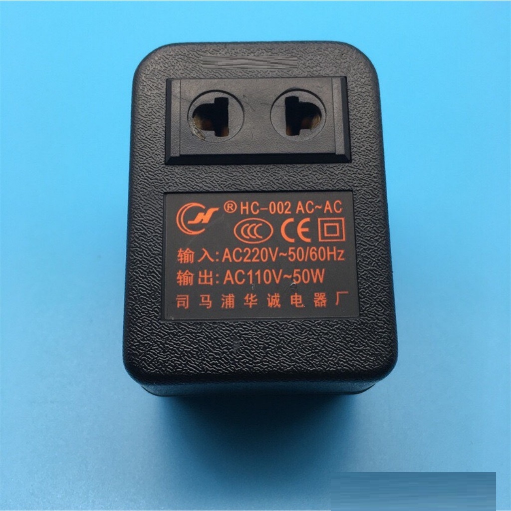 Cục đổi nguồn điện 220v sang 110v cho thiết bị dưới 50W