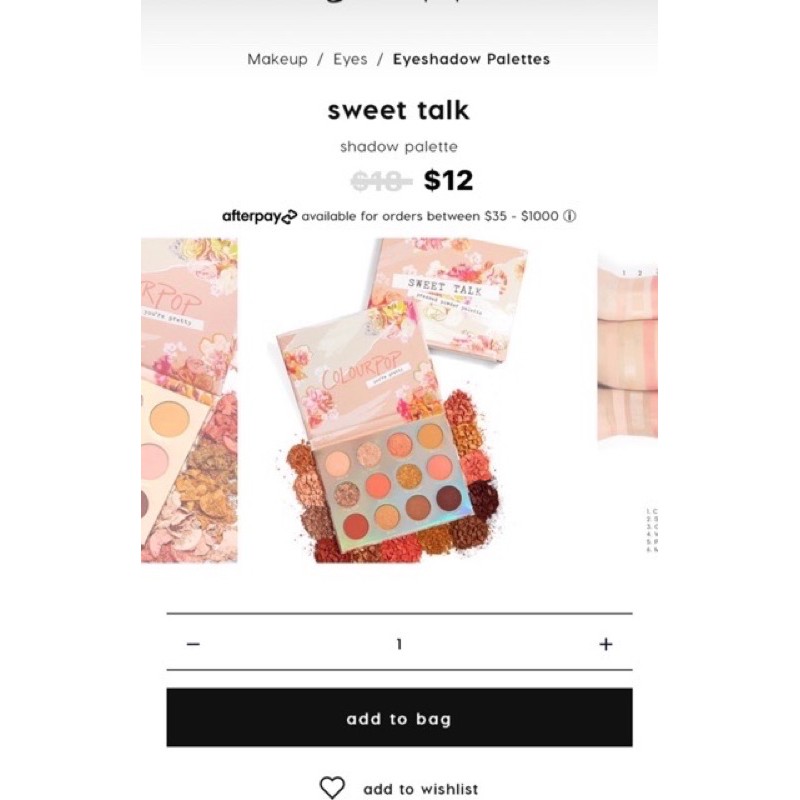 Colourpop Sweet Talk (có sẵn)🌸 | BigBuy360 - bigbuy360.vn