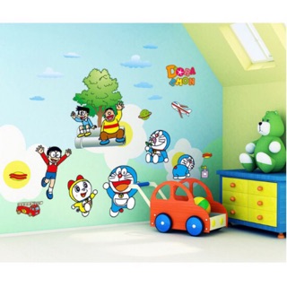 Decal Dán Tường Doraemon Và Những Người Bạn