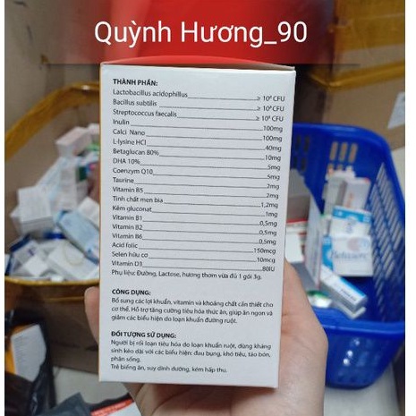 Men vi sinh Biolactomin Gold giúp bổ sung lợi khuẩn cho cơ thể