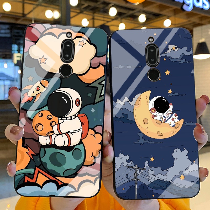 Ốp Lưng HUAWEI NOVA 2I Ốp kính bóng cao cấp Phi Hành Gia