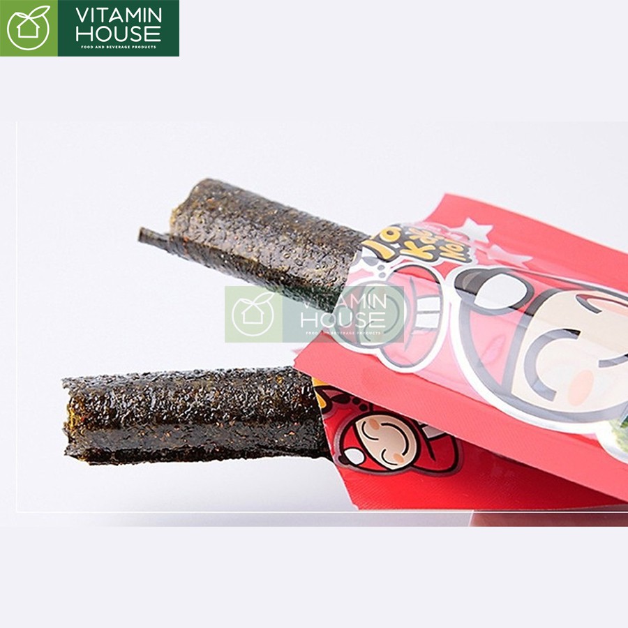 Snack Rong Biển Cuộn Vị Mực Cay Tao Kae Noi Big Roll 3g [Vitamin House]