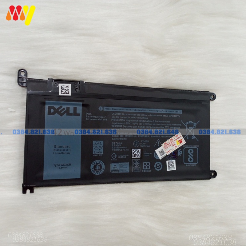 Pin Laptop Dell Inspiron 13-5000 13-7000 3481 3580 3581 3593 7378  Y3F7Y 3CRH3 T2JX4 WDX0R P66f NEW 100%