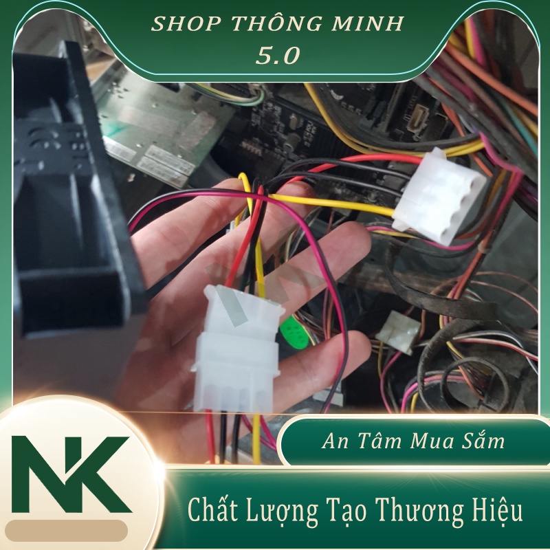 Quạt Tản Nhiệt Kèm HUB 12V 0.16A 12x12CM 1500RPM 8x8CM 0.3A Quạt máy tính kèm hub